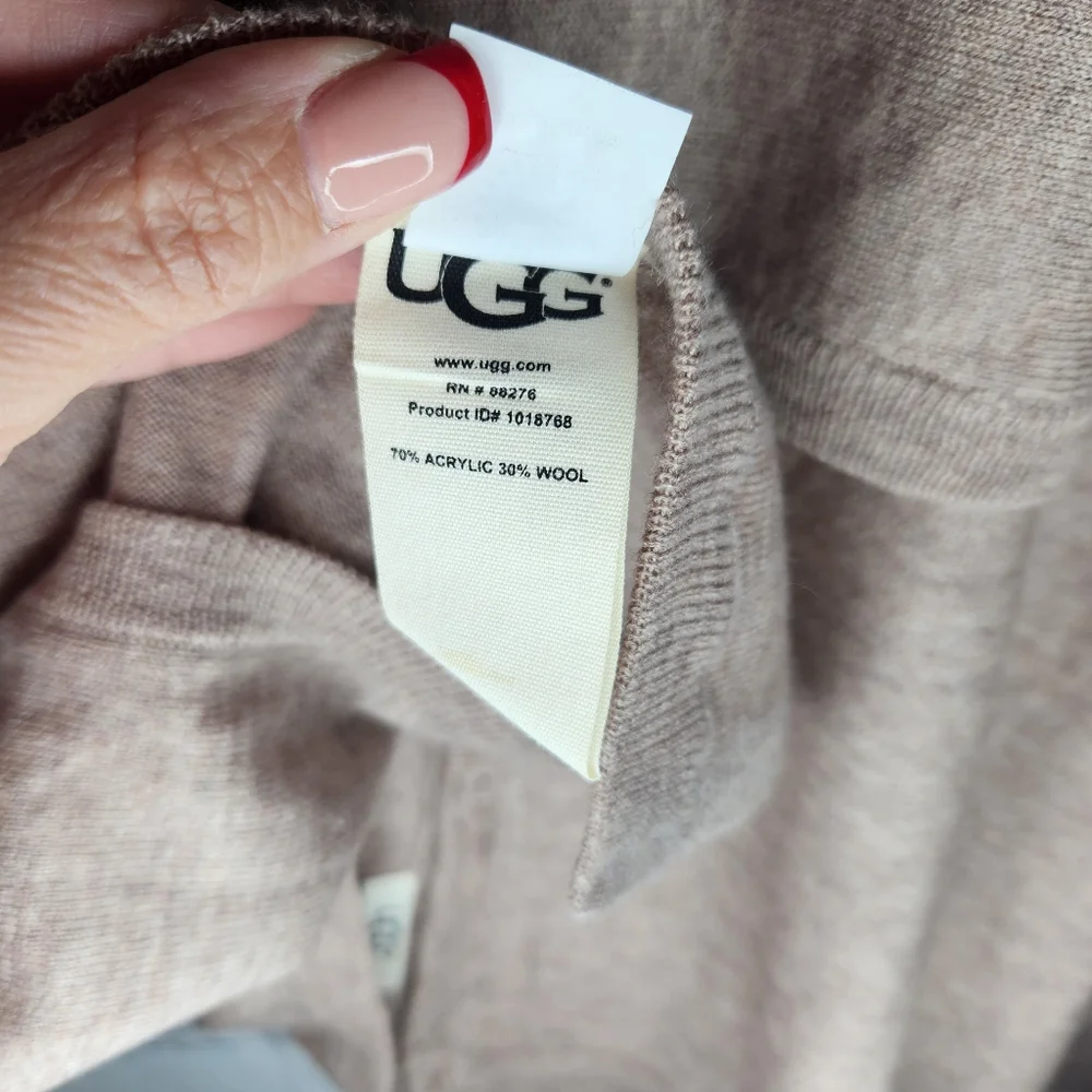 Ugg Button Down Wool‎ Blend Poncho Size Medium